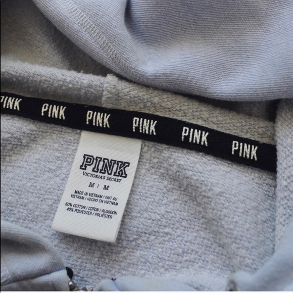 VS Pink Full Zip Hoodie - Picture 6 of 8